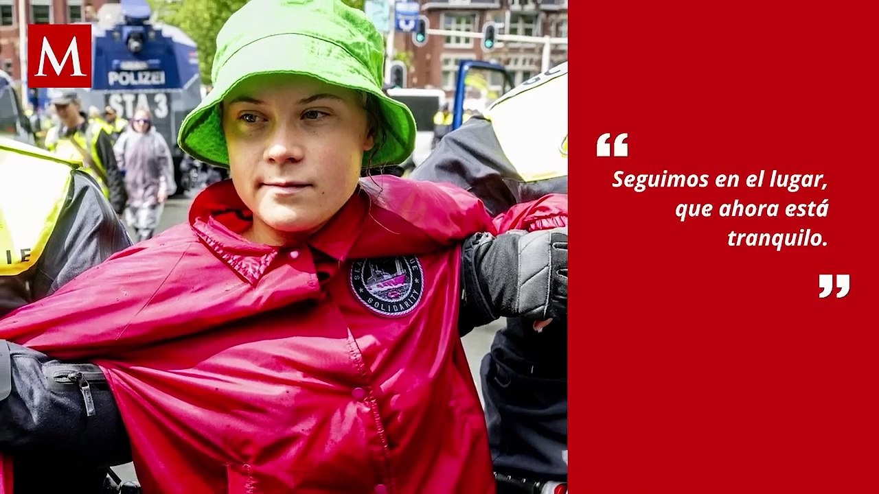 Greta Thunberg detenida en Copenhague durante protesta contra la ocupación israelí