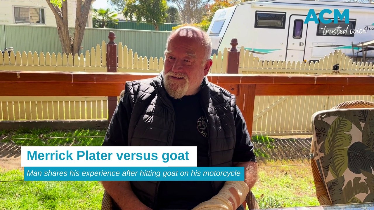 Merrick Plater versus goat