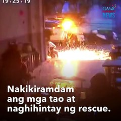 Poste ng kuryente, biglang bumagsak! | GMA Integrated Newsfeed