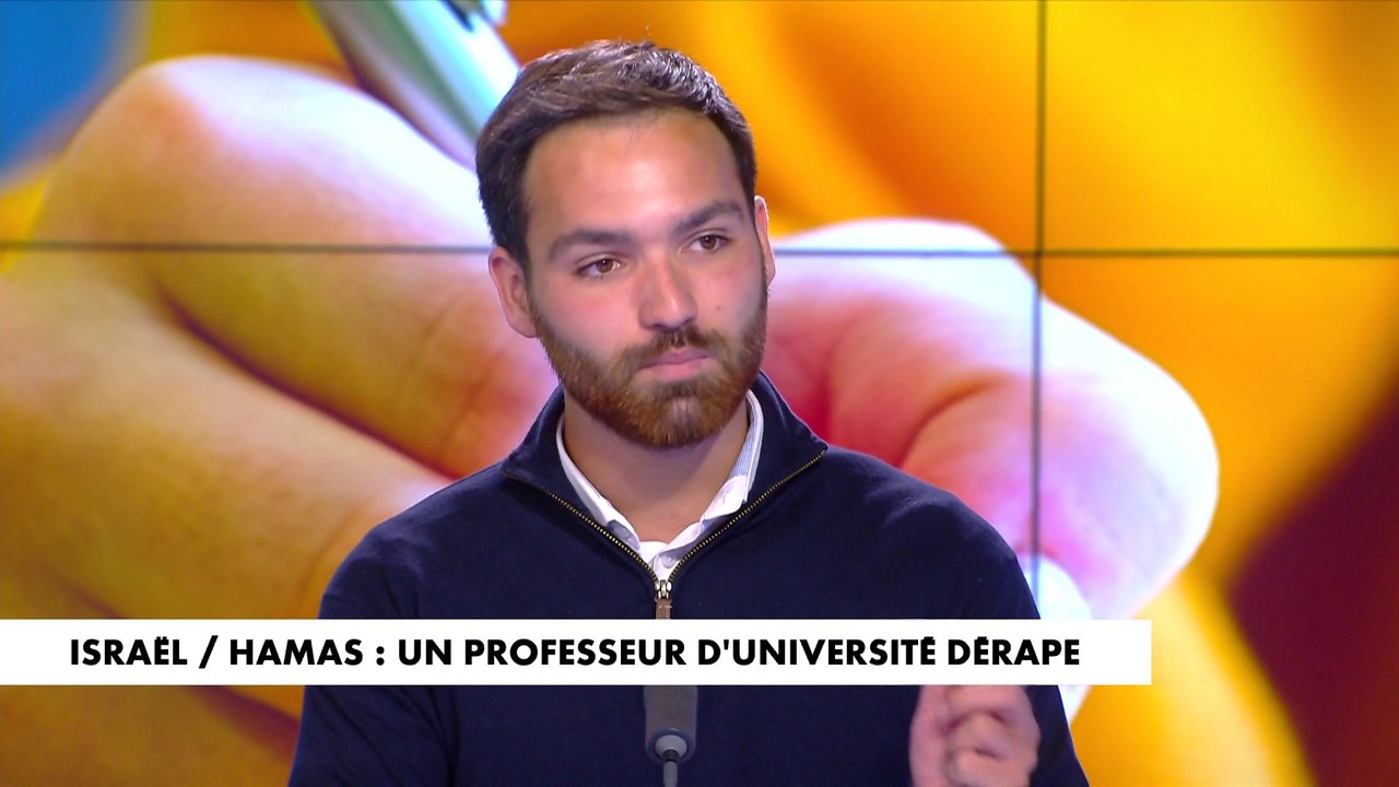 Yvenn Le Coz : «En plus de dédouaner le Hamas et d'appeler à boycotter Israël, [ce professeur] fait des comparatifs avec la colonisation de la France en Algérie»