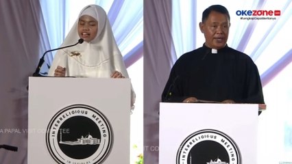 Hafiz Tunanetra Lantunkan Ayat Alquran dan Injil Lukas Buka Kunjungan Paus Fransiskus ke Masjid Istiqlal