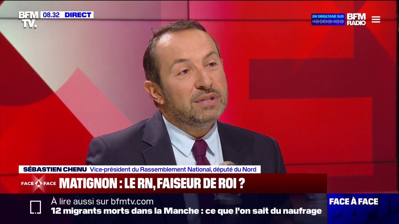 "Marine le Pen n'est pas la DRH d'Emmanuel Macron": Sébastien Chenu (RN) évoque les consultations pour Matignon