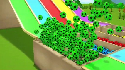 Baby Shark + Bingo Song -Concrete mixers and colorful soccer balls -Baby Nursery Rhymes & Kids Songs