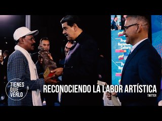 Artista Animador: Maduro entregó a Gilberto Correa Premio Nacional de Cultura
