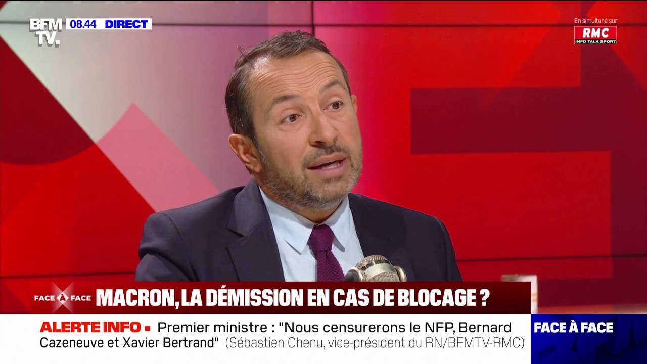 Pour Sébastien Chenu, Emmanuel Macron "a d'autres possibilités" que de démissionner