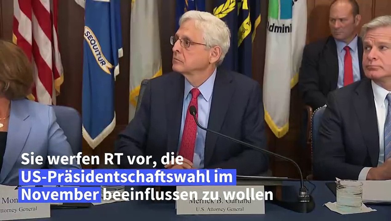 Vorwurf Wahleinmischung: US-Justiz geht gegen russischen Sender RT vor