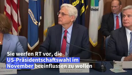 Vorwurf Wahleinmischung: US-Justiz geht gegen russischen Sender RT vor