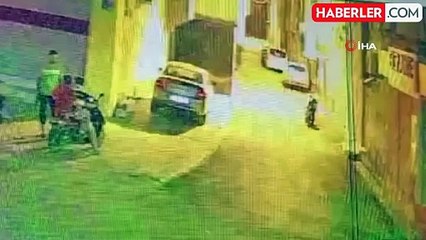 Silahlı ve EYP'li saldırı kamerada