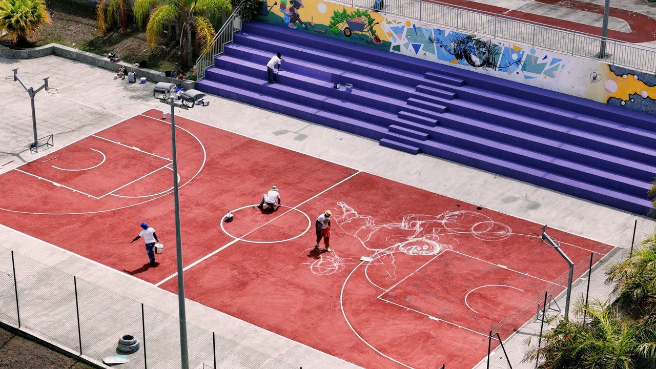P(Art)age - Afrique & Caraïbes - Terrain de basket Dillon