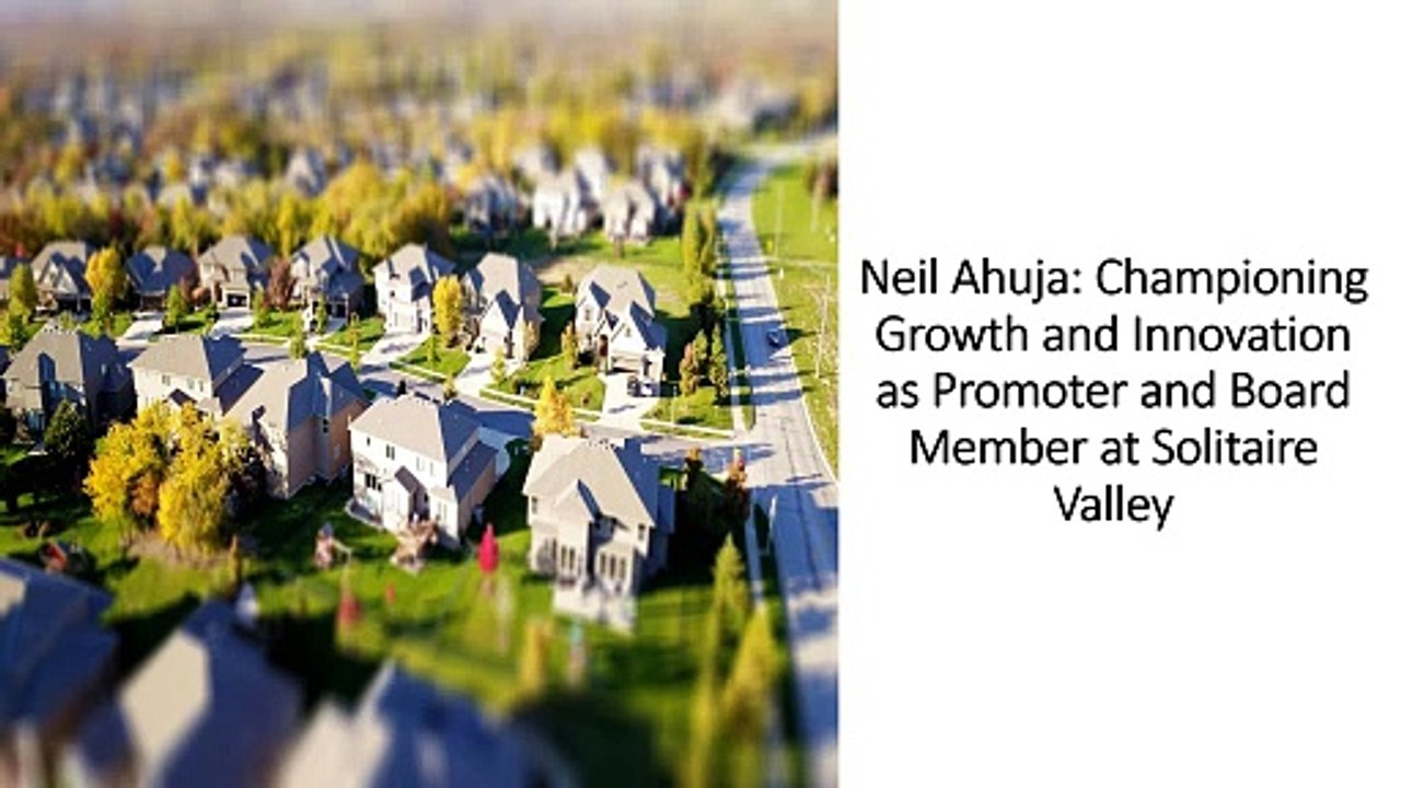 The Impact of Neil Ahuja on Solitaire Valley Success
