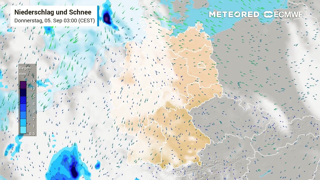 Schauer und Gewitter am Donnerstagnachmittag: Lokal Starkregen und Hagel möglich!