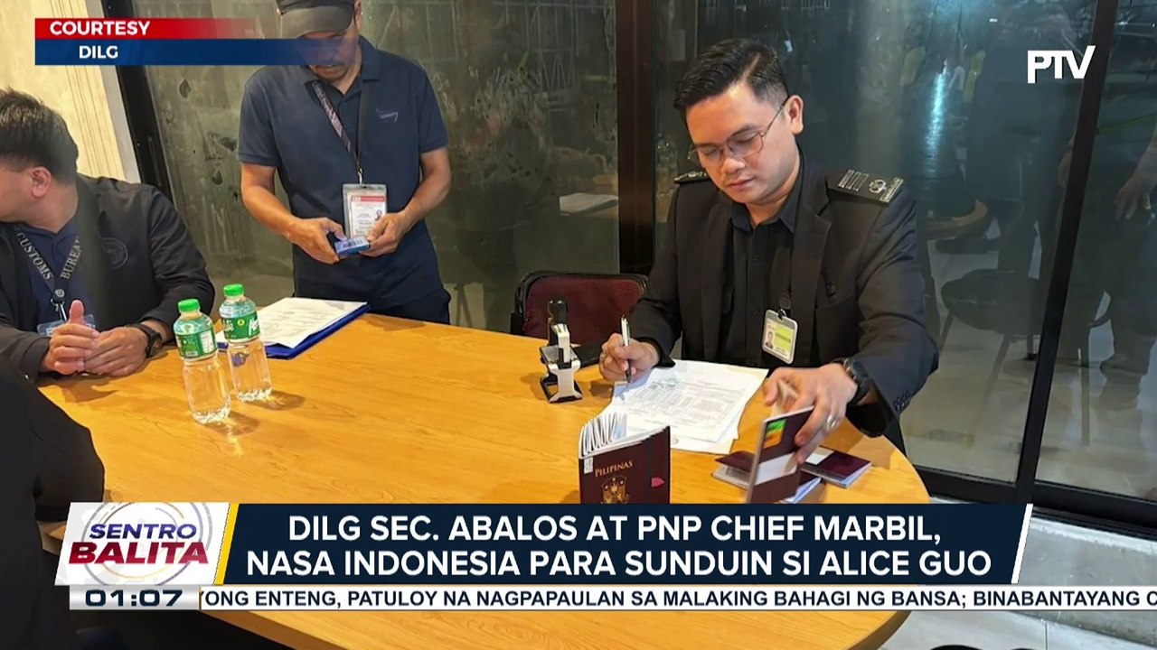 DILG Sec. Abalos at PNP Chief Marbil, nasa Indonesia para sunduin si Alice Guo