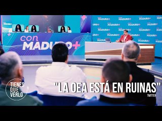 "La OEA está en ruinas": Maduro confirma que Venezuela no volverá al organismo