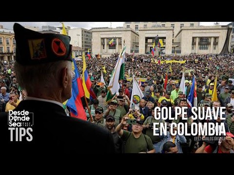 Alerta con la protesta de militares y policías retirados: ¿En marcha golpe de estado contra Petro?