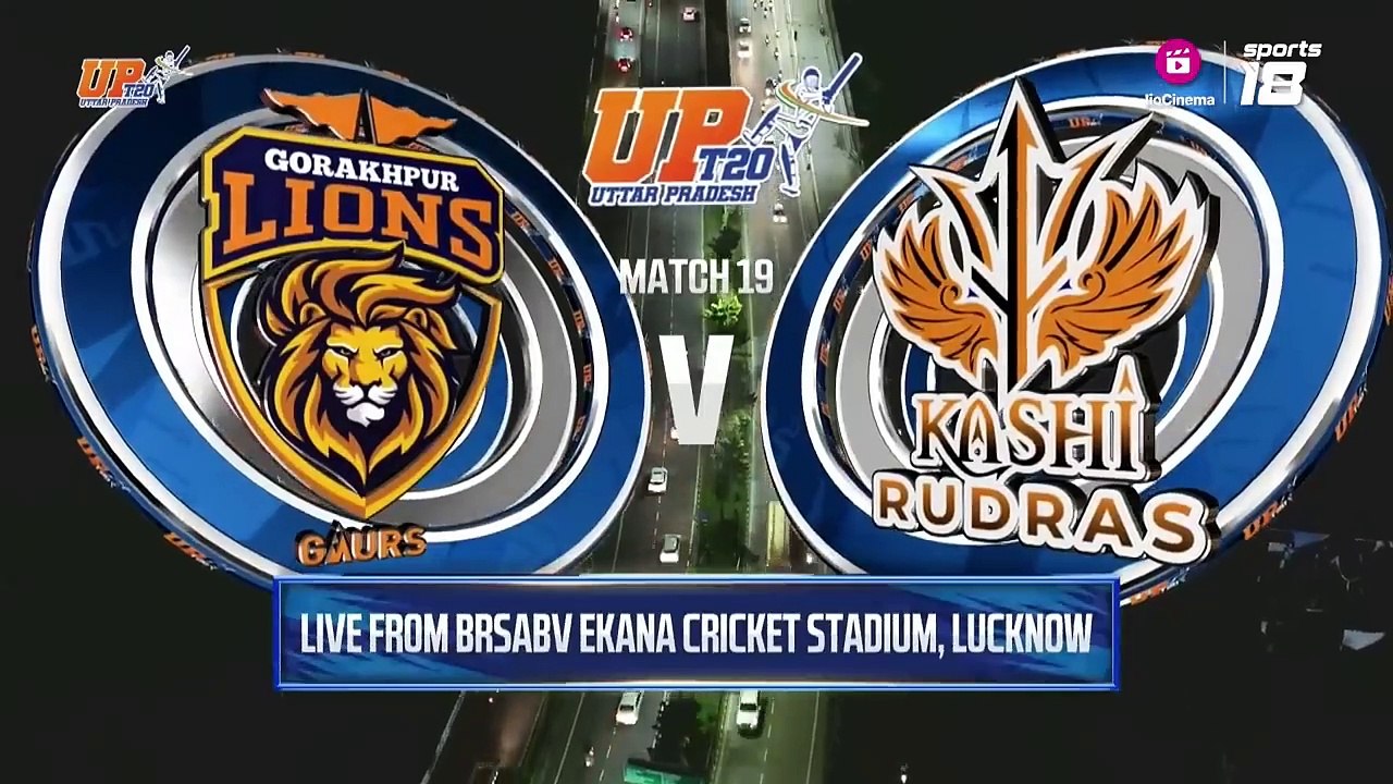Gorakhpur Lions vs Kashi Rudras _ UPT20 Highlights _ JioCinema & Sports18