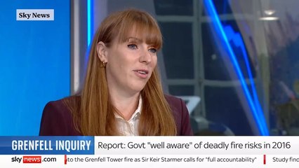 Angela Rayner tells of anger over shocking Grenfell report findings