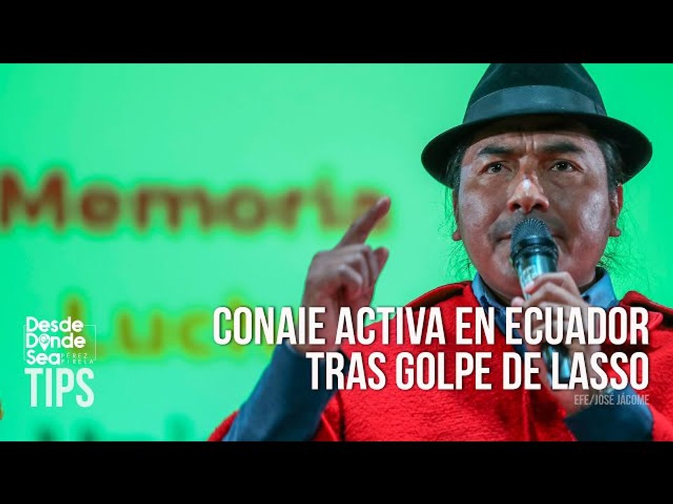 Golpe de Lasso: Así reaccionó la Confederación de Nacionalidad Indígenas de Ecuador