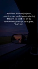 Memories are always special