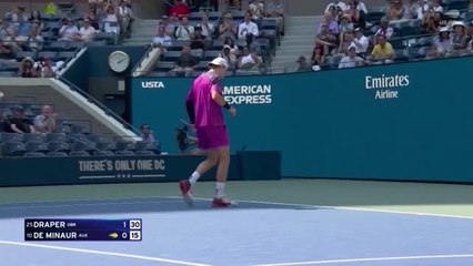US Open - Draper balaye De Minaur et poursuit sa belle chevauchée
