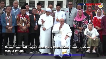 Momen Hangat Imam Besar Istiqlal Cium Kepala Paus Fransiskus, Dibalas Cium Tangan