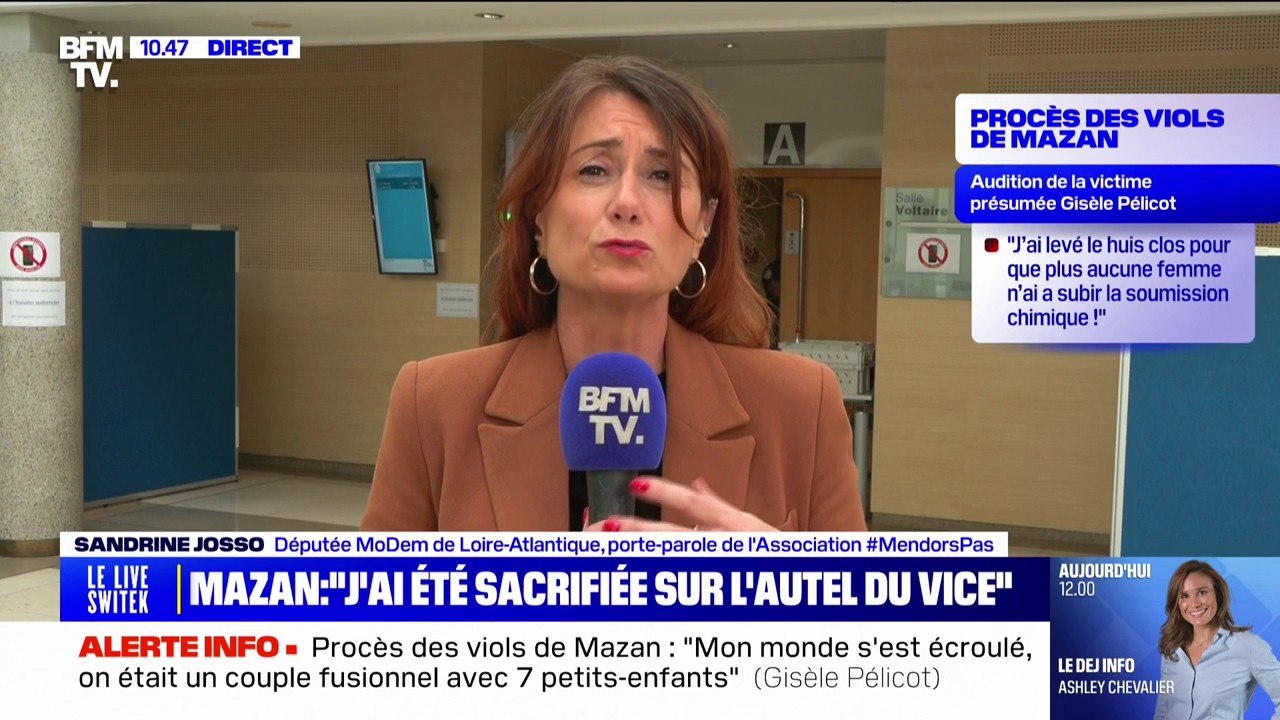 Soumission chimique: "Il faut endiguer ce phénomène qui est un fléau de santé publique", assure Sandrine Josso, (association #MendorsPas)