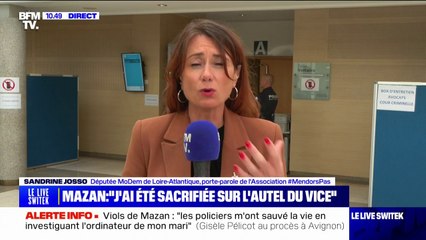 Procès des viols de Mazan: "Il faut que la société fasse bloc", affirme Sandrine Josso (association #MendorsPas)
