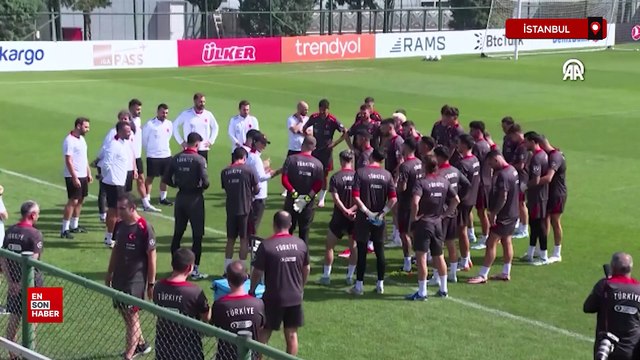 A Milli Futbol Takımı, Galler maçının hazırlıklarını tamamladı