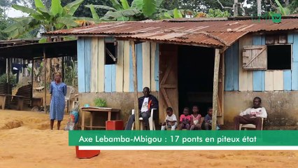 [#Reportage]  Axe Lebamba-Mbigou : 17 ponts en piteux état
