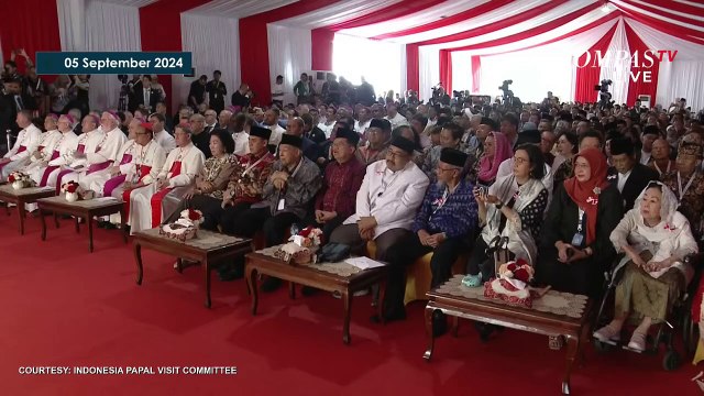 [FULL] Pidato Paus Fransiskus usai Lihat Terowongan Silaturahim Masjid Istiqlal-Gereja Katedral