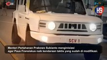 Maung MV3 Akan Jadi Kendaraan Paus Fransiskus di GBK