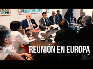 Nuevas imágenes: El mano a mano de Delcy con Macron, Lula, Petro, Fernández y Blyde