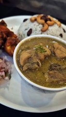 Chicken akhni with ghee rice