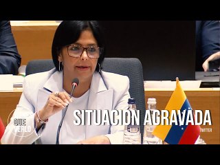 "El bloqueo es una violación directa de la carta de las Naciones Unidas": Delcy  Rodríguez