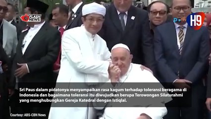 Kunjungan ke Masjid Istiqlal, Paus Fransiskus Temui Tokoh Lintas Agama Indonesia