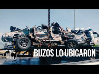 Así rescataron el vehículo que se cayó en el Puente sobre el Lago