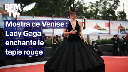 Mostra de Venise: Lady Gaga enchante le tapis rouge avec sa robe