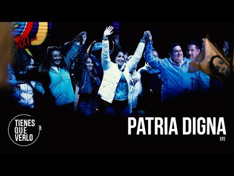 Ecuador: Reacción de Luisa González al conocer que irá a segunda vuelta de presidenciales