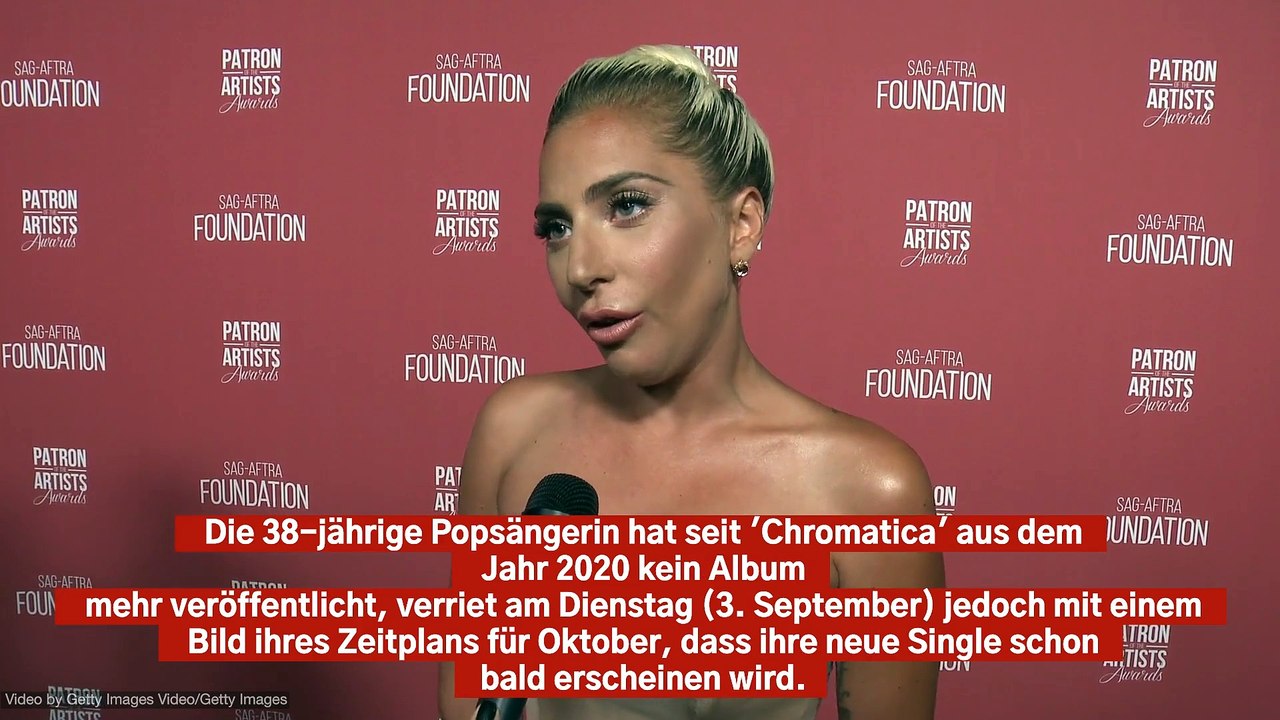 Lady gaga: ankündigung ihrer neuen musik