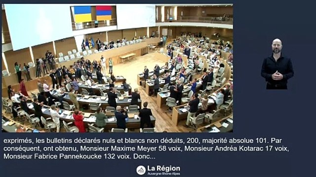 Fabrice Pannekoucke (LR) élu président d'Auvergne-Rhône-Alpes et succède à Laurent Wauquiez