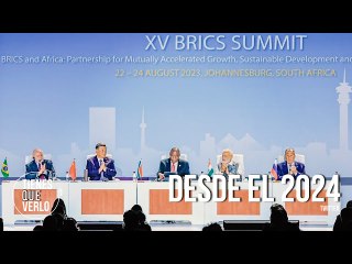 ÚLTIMA HORA: BRICS se expande y aprobó incorporación de 6 países