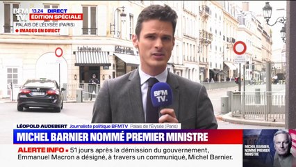 Michel Barnier nommé Premier ministre: que dit le communiqué de l'Élysée?