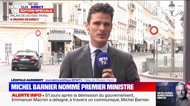 Michel Barnier nommé Premier ministre: que dit le communiqué de l'Élysée?