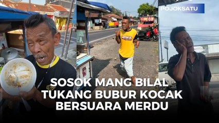 Sosok Mang Bilal, Penjual Bubur Nyentrik dan Kocak yang Ternyata Bersuara Merdu