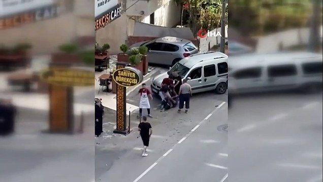 Sipariş sonrası rezil olay! Genç kadını telefonla taciz edip kafeyi basan eşini öldüresiye dövdüler