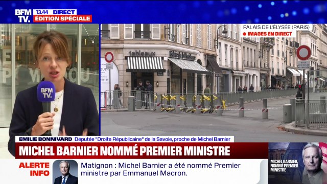 Matignon: Michel Barnier sait parler avec les hommes et les femmes de sensibilités différentes , assure Émilie Bonnivard (LR)