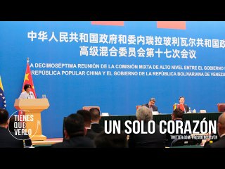 Ha sido una visita histórica y una Comisión Mixta de Alto Nivel China - Venezuela: Delcy Rodríguez