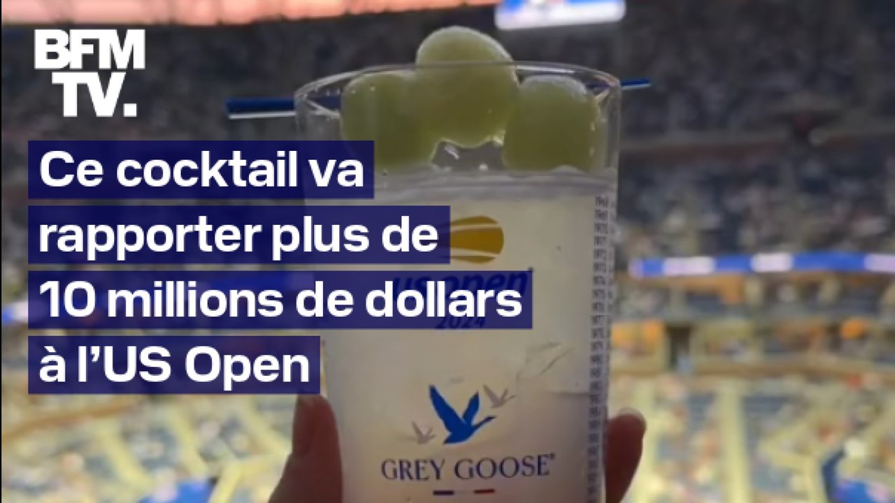 Ce cocktail qui fait fureur à l’US Open va rapporter plus de 10 millions de dollars au tournoi de tennis