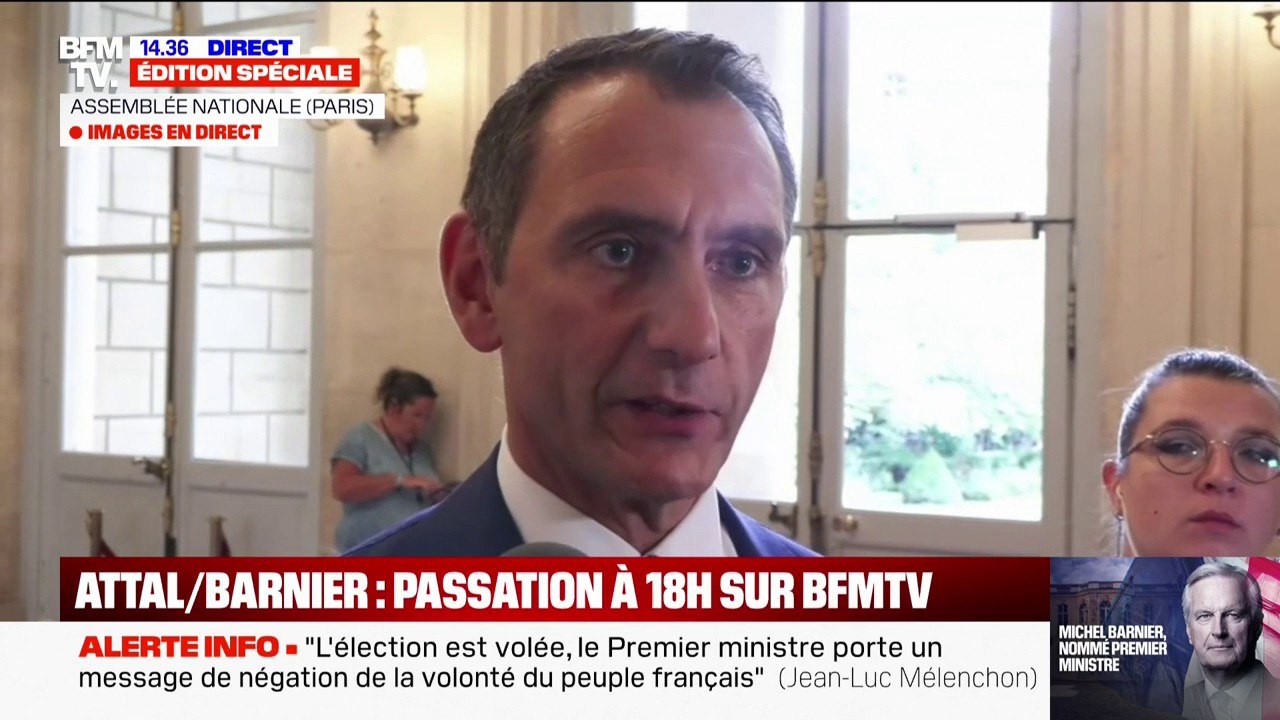 Michel Barnier à Matignon: Laurent Jacobelli assure que le RN va "agir en opposition responsable"