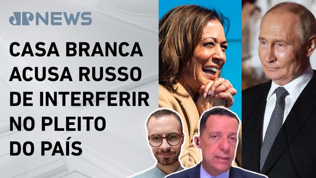 Putin diz que Rússia quer vitória de Kamala Harris nos EUA; Neitzke e Trindade comentam