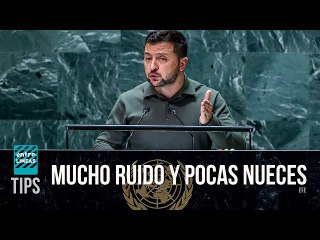 Ni con pucheros pudo Zelenksy captar atención de la Asamblea General de Naciones Unidas